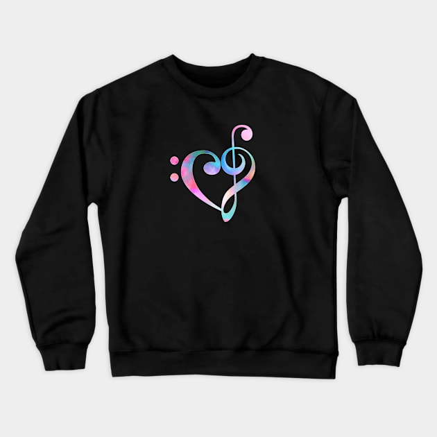 Music Heart Crewneck Sweatshirt by ClassicalMusicians